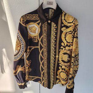 Versace Silk Blouse Size IT 38
